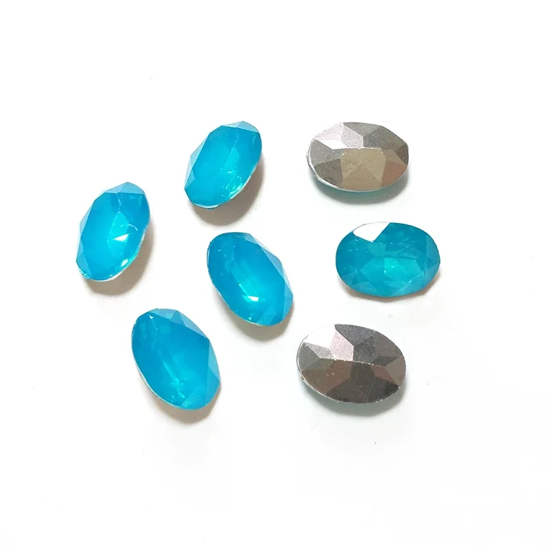 New 20pieces/lot 13*18MM Candy Color Resin Oval Shape Resin Rhinestone Beads  DIY Costume Jewelry Accessories