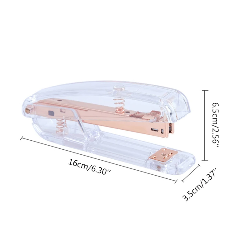 Acryl Transparante Nietmachine Kantoorbenodigdheden Opslagdocument Bindmachine