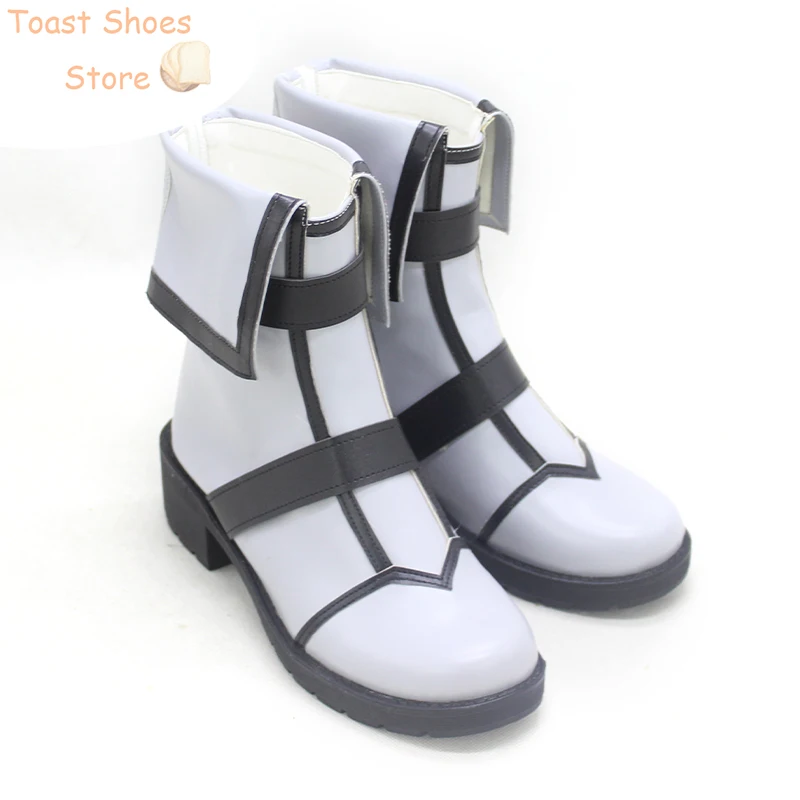 Zapatos de Cosplay de Rudeus Greyrat para niños, zapatos de cuero PU, botas de Halloween, accesorios de disfraz, utilería