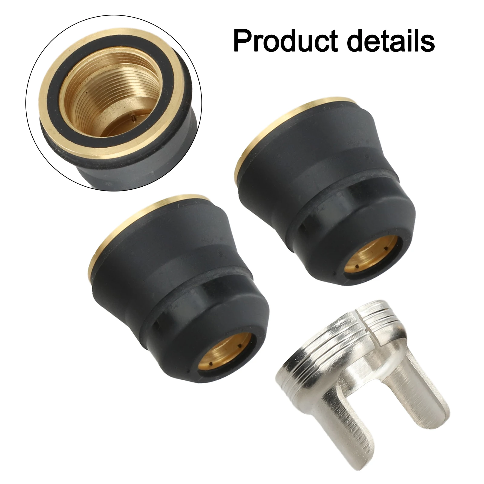 

Набор из 3-х держателей для плазменных защитных колпаков S45 для резаков PT60 и IPT60, сменные расходные материалы для плазменной резки.