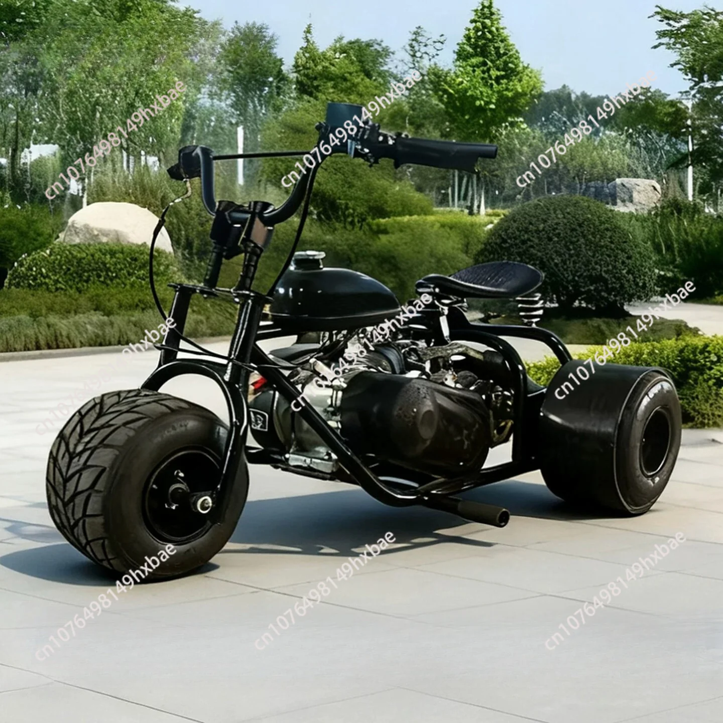 Three-Wheeled Karting Adult-Child Drift Racing Drift-Off Gas-Powered Three-Wheeler Karting Fuel Beach Buggy