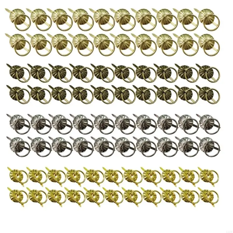 

E5BE Stylish Drawer Pulls Decorative Pull Handles 80pcs for Home Decors & Renovations