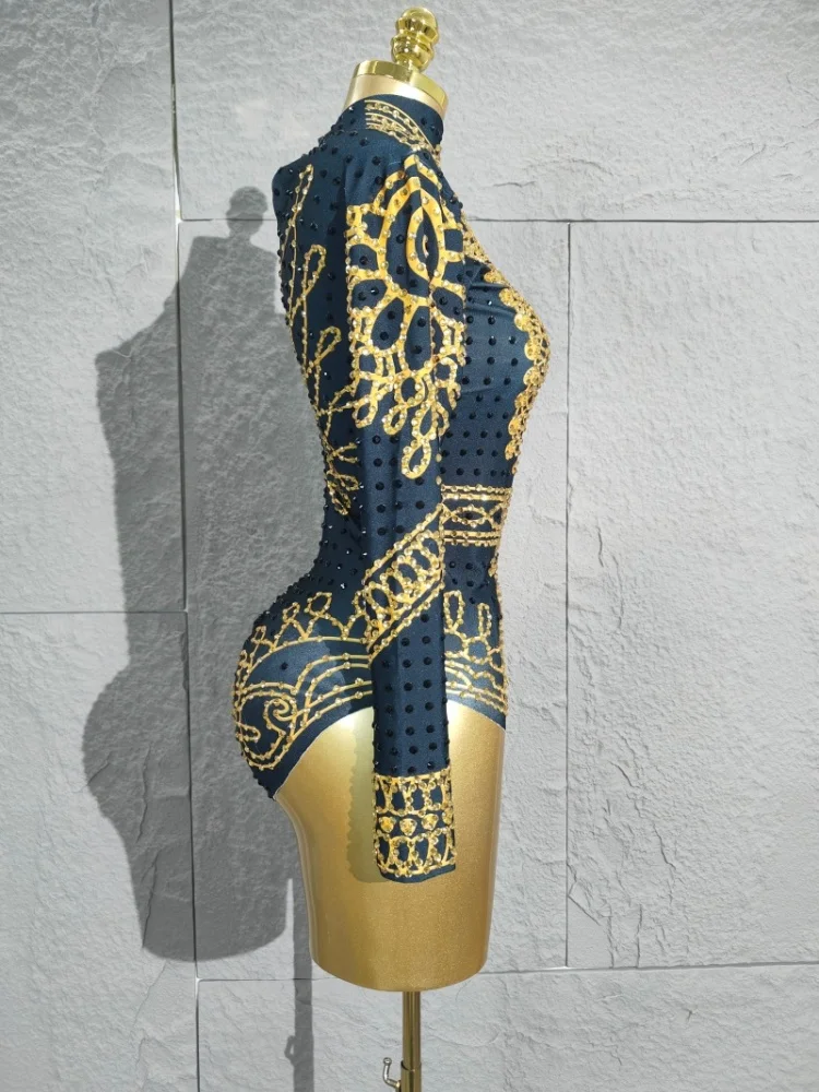 

Блестящие стразы, боди для женщин, сексуальный костюм для выступлений, ночной клуб, вечеринка, сценическая одежда, боди для певицы, танцовщицы