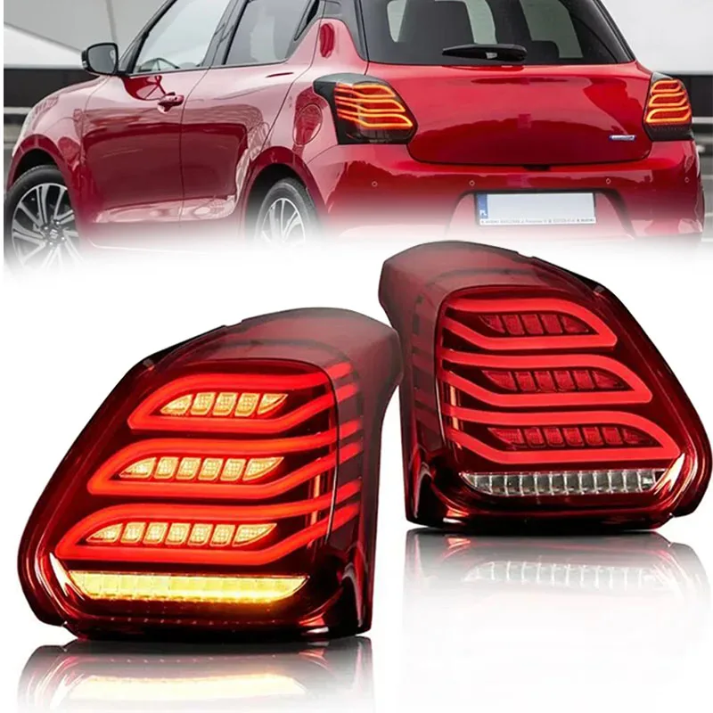 

Car LED Tail Light Taillight for Suzuki Swift 2017 2018 2019 Rear Running Lamp + Brake Light + Reverse + Dynamic Turn Signal