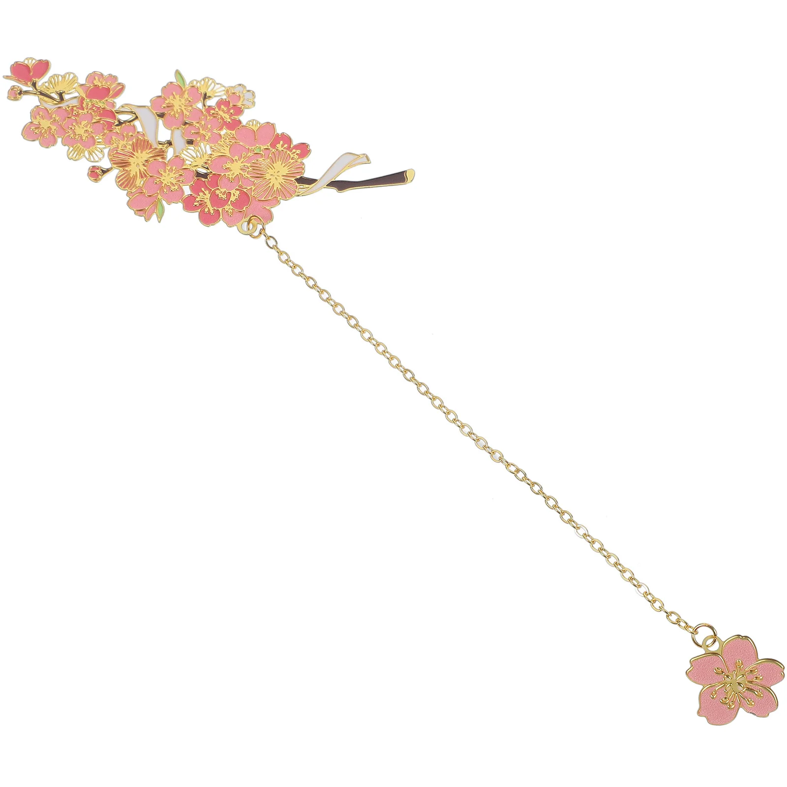 

Hollow Flower Bookmark Bookmarks Pretty Floral Name Decoration Beautiful Metal Delicate Plant