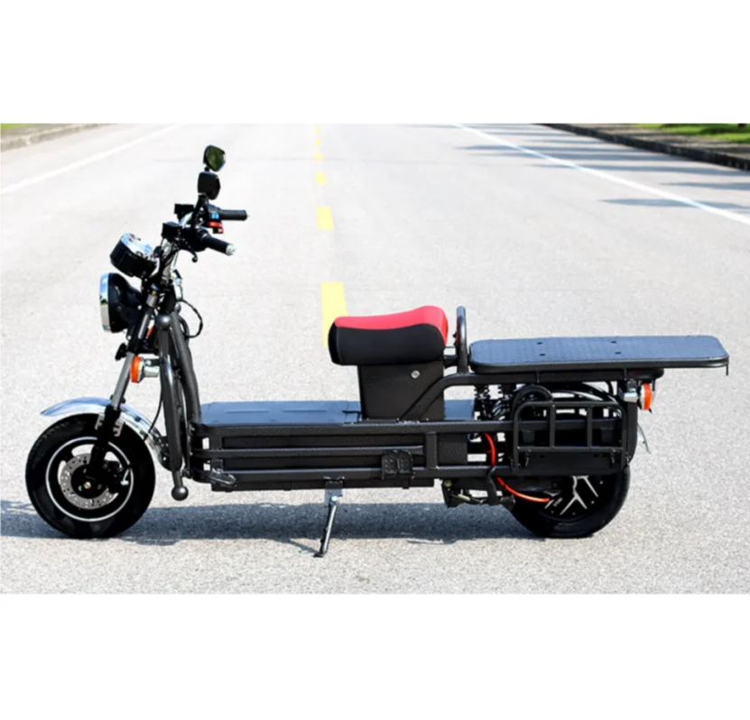 High performance long range motorcycle electric cargo carrying scooter for sale