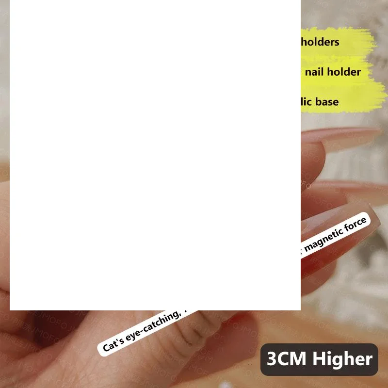 

Магнитная акриловая подставка для ногтей, накладные ногти, держатель для ногтей, стойка для маникюра, тренировочная роспись для ногтей для начинающих, сделай сам