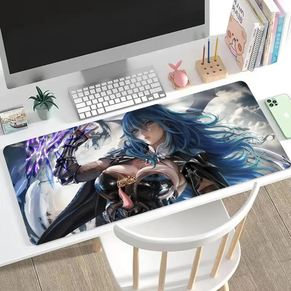 Fire Emblem Mouse Pad Mouse Pad Desk Mouse Pad Cute HD Desk Pad Extended Gaming Keyboard Mats Large XXL Gamer Mousepad 90x40