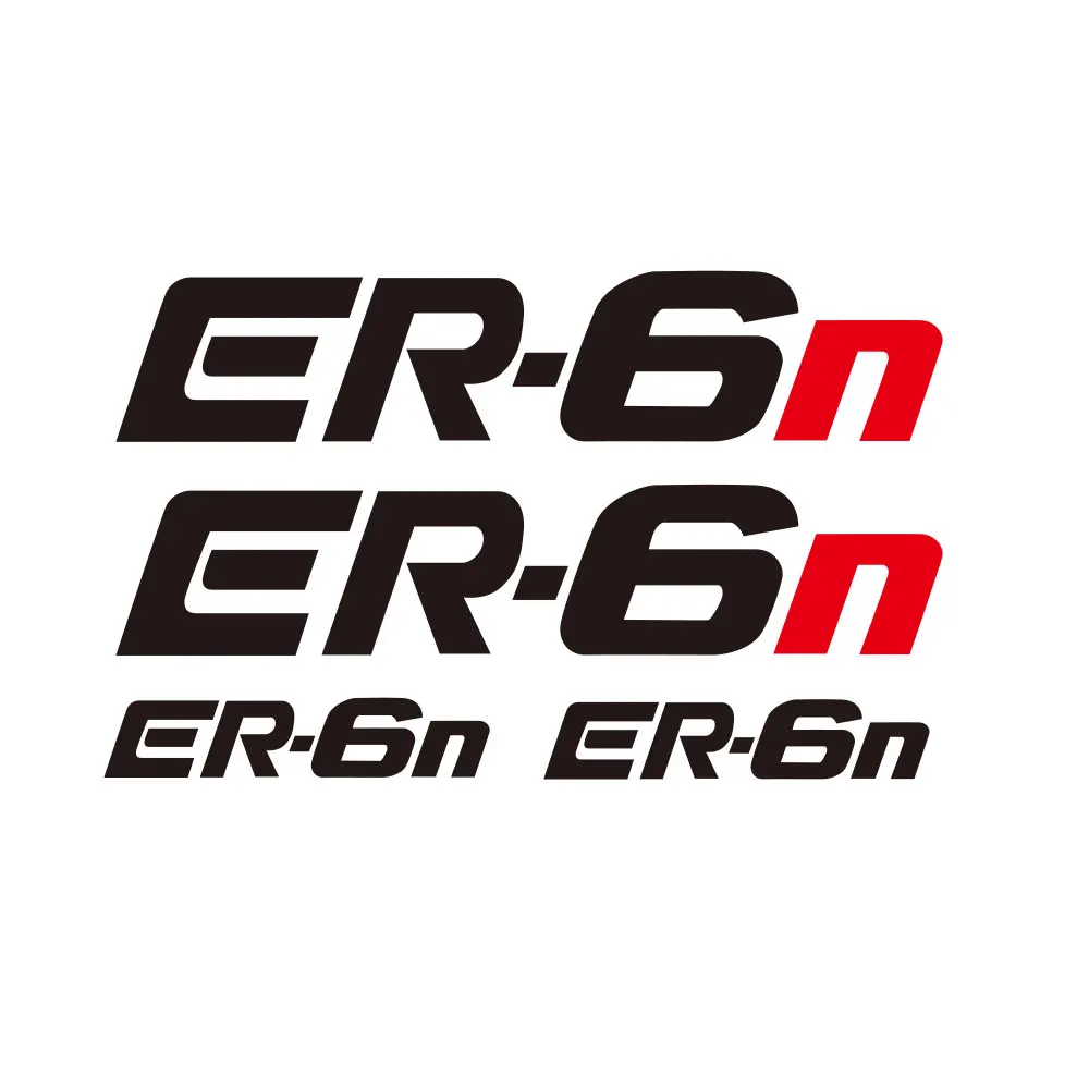 Kit 4 Stickers for Kawasaki Er-6n Stickers Decal Motorcycle