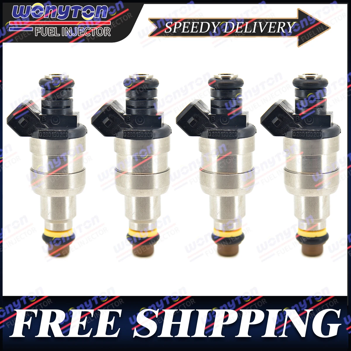 4Pcs Fuel Injectors… - image