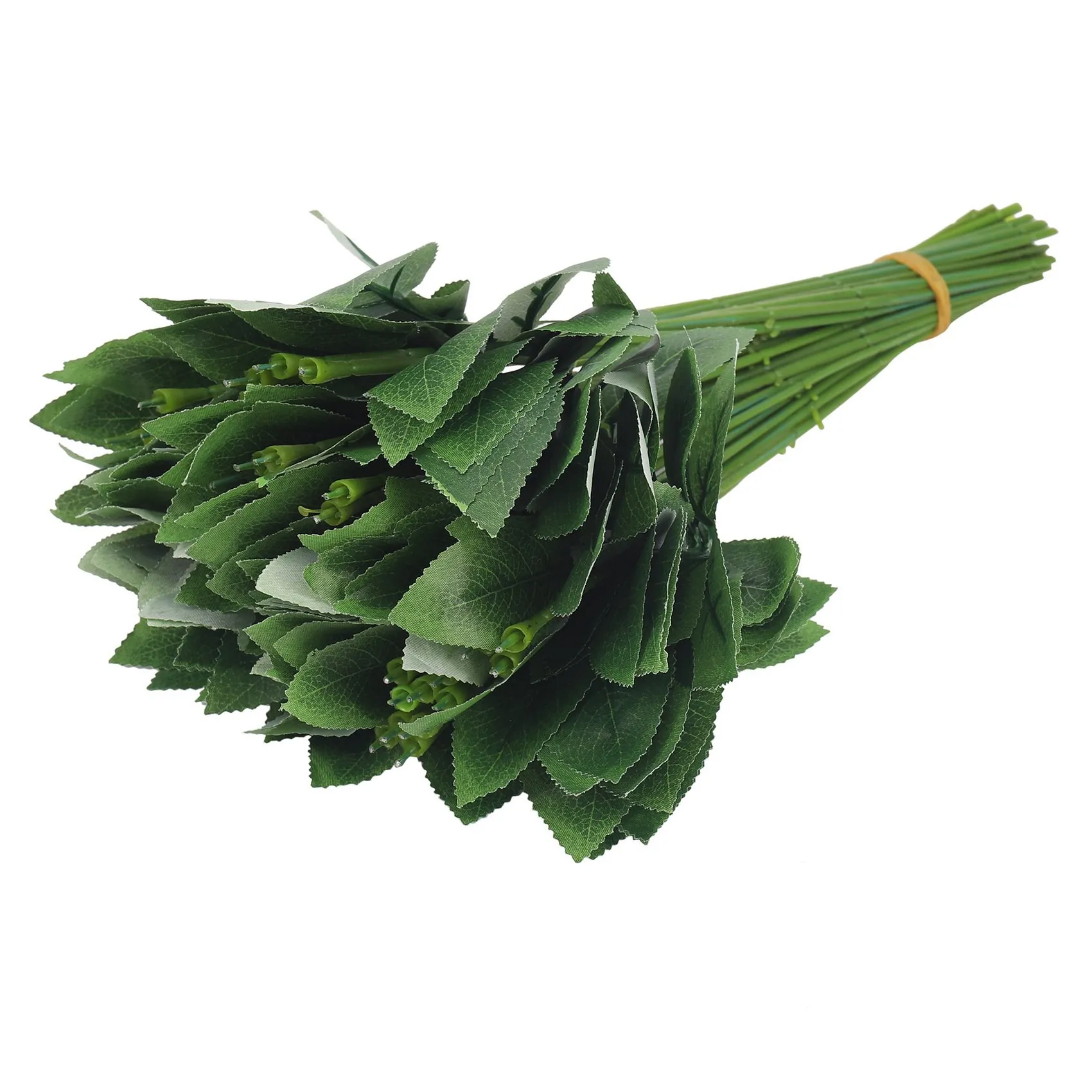 

A50U 250Pcs Artificial Fake Rose Flower Stems For Diy Handmade Bouquet Flower Leaf Vein Wedding Home Decoration