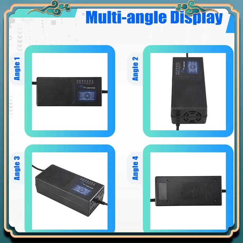 

Latest 20AH Electric Vehicle Charger With 7 Light Power Display Current Leakage Protection Lead Acid Charger