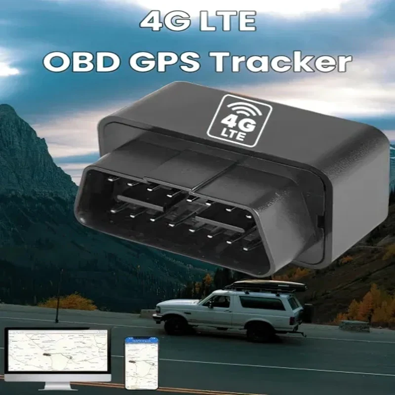 Vehicle Real-time GPS Tracking with OBD Portable Tracker Monitoring Tool 4g Car Mounted Anti-Theft Wireless Car Locator