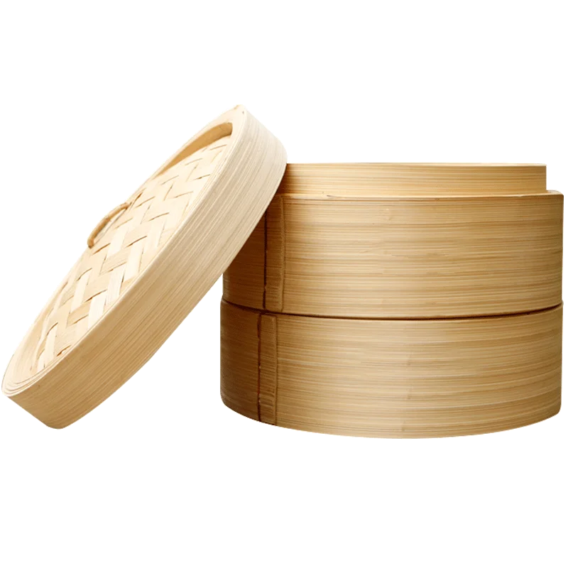 

zq Handmade Bamboo Steamer Thickened Household Steamed Buns Steamed Buns Bamboo Food Steamer Steamed Buns Steamer