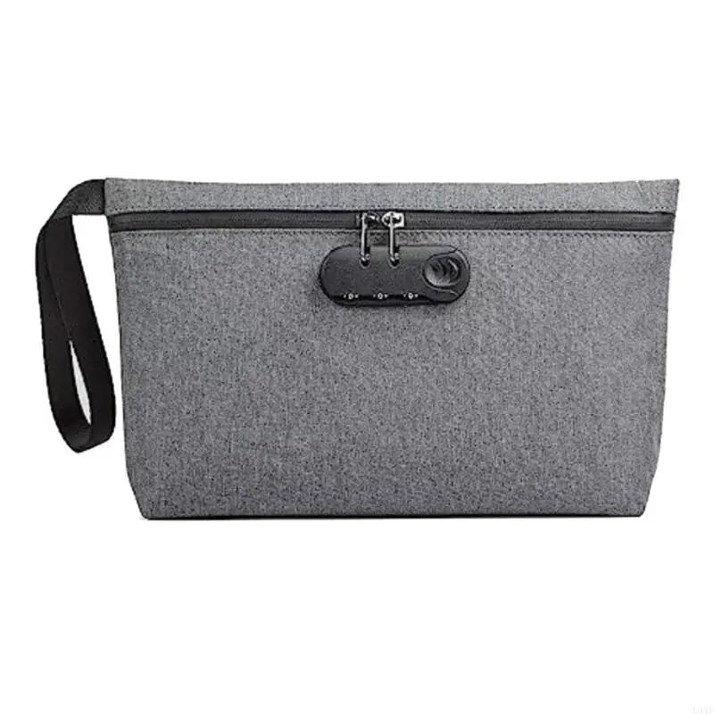 

Impermeable Against Smell Security Bag Modifiable Lock Planner For Cash Traveldocument Gym Gear Travel Accessories L4MF