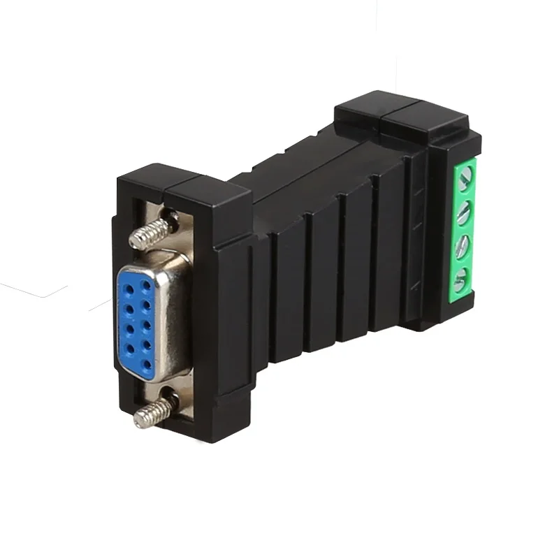 2PCS Diewu RS232 - RS485 DB9 남성용 Com 포트 - RS485 변환기