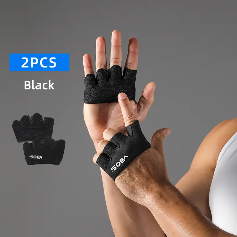 VBOSi SMALL SIZE Women Men Four-Finger Workout Gloves for Fitness, Weightlifting & Training - 2