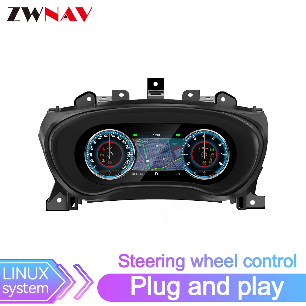 

ZWNAV для Chevrolet Malibu 8,5 поколения 15-18 спидометр автомобильный ЖК-дисплей цифровой кластер виртуальный кабинет приборная панель приборная панель