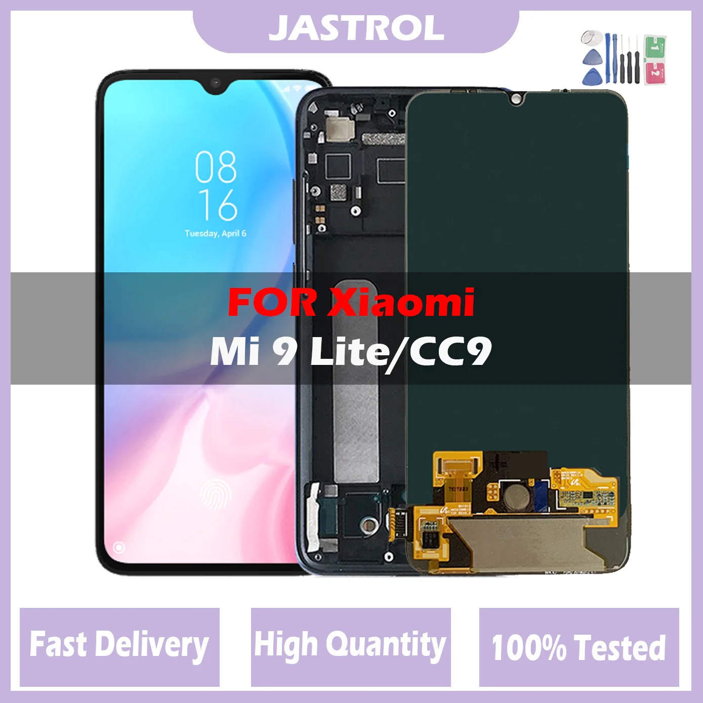 

6.39" Super AMOLED LCD For Xiaomi MI 9 Lite LCD Display For Xiaomi Mi CC9 LCD Touch Screen M1904F3BG Display Replacements Parts