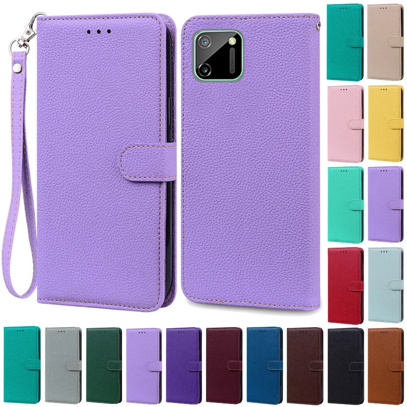 For Realme C11 Case Realme C11 2021 Cover Leather Wallet Flip Case For Realme C11 2021 Coque Realme C11 2020 Case Coque Fundas