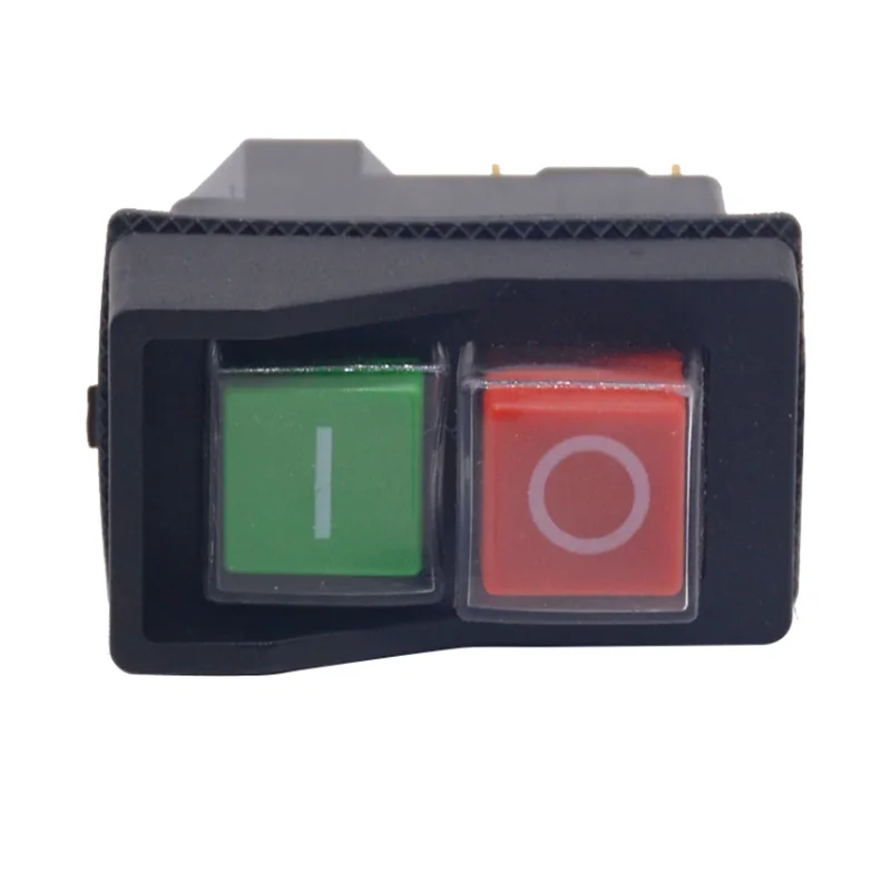 Wasserdichter IP55 Drucktaster Elektromagnetischer Schalter 4-polig AC250V 16(15)A Magnetstarter Sicherheitsschalter für Elektrowerkzeuge Maschinenwerkzeug – Detail 5