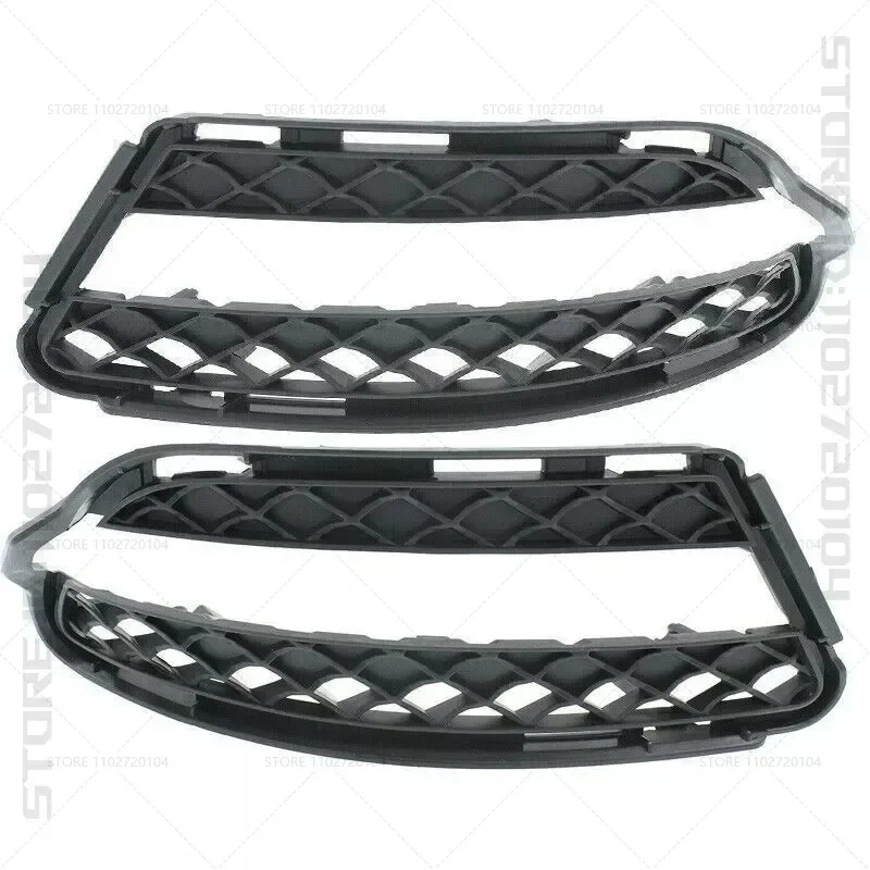 for 2007-2013 W211 Mercedes Benz S350 S400 S450 S550 S600 Front Bumper Fog Light Grille Cover 2218851722 2218852723 2218201756