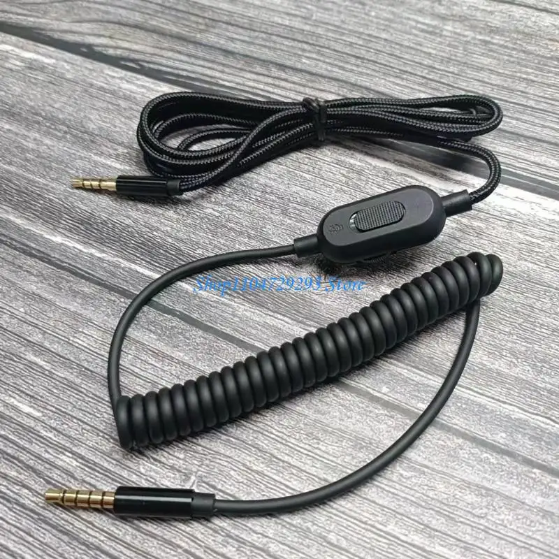 

Y2GD Headset Cord for A10/A30/A40 Nylon Headphone Cable 6.5 Feet Black