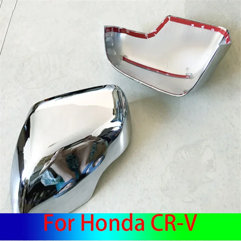 

For Honda CR-V CRV 2007-2011 Rear View Mirror Cover Trims Side Door Rearview Mirrors Frame Protector ABS Chrome Car Accessories