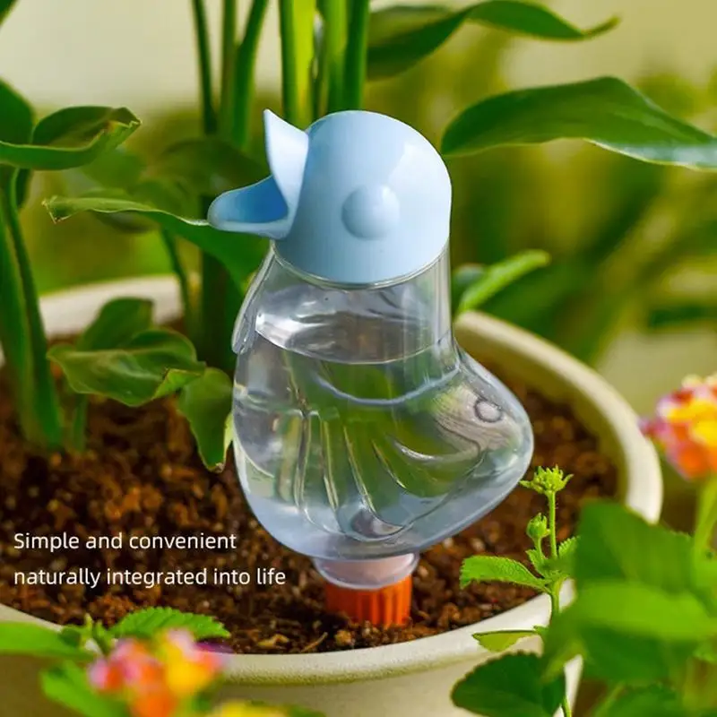 Système d'arrosage goutte-à-goutte automatique, pour pot de fleurs et plantes, en forme d'oiseau, pour la maison