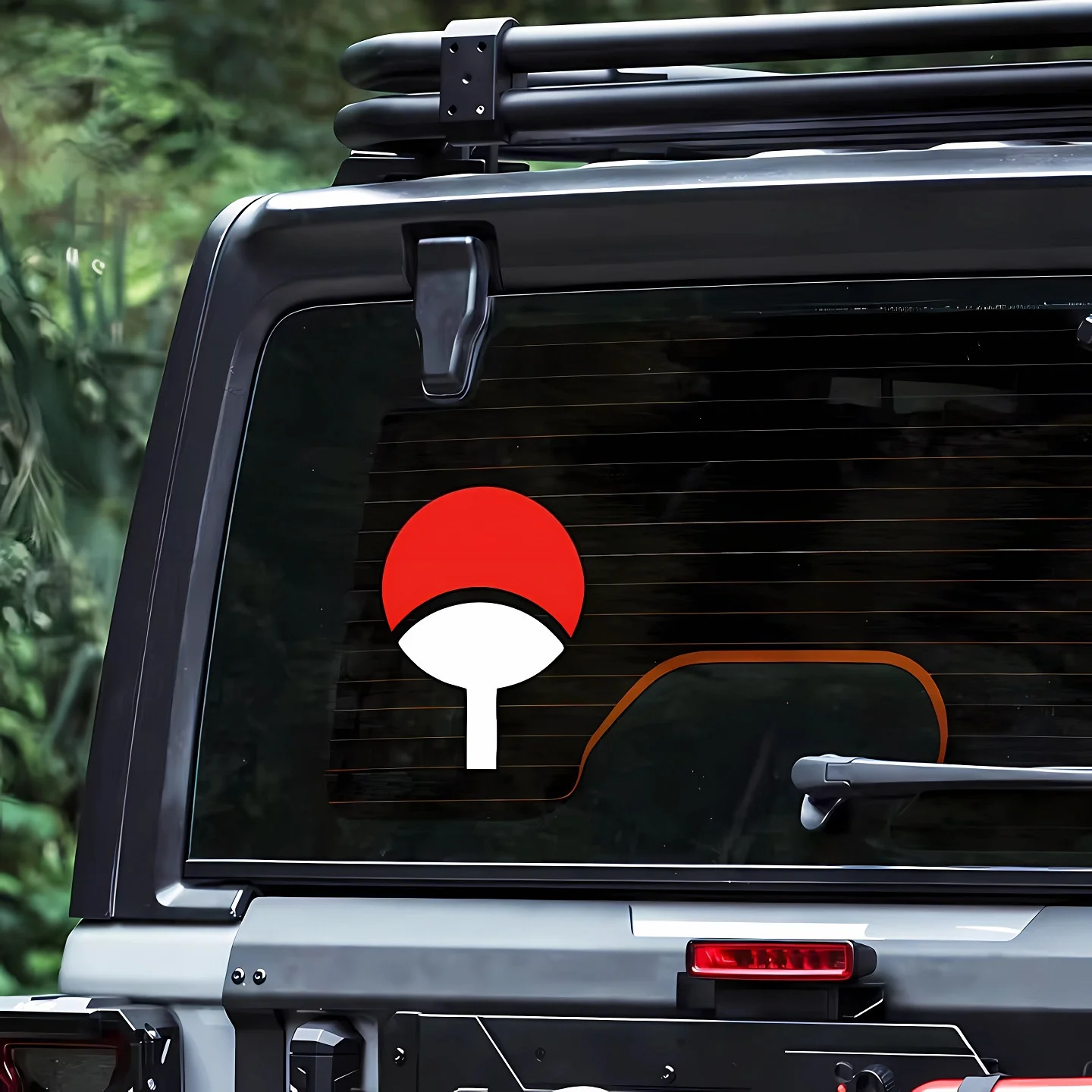 Ninja Uchiha Clan Symbol Vinyl Sticker Car High Stickiness Waterproof Door Window Decal Auto Motorcyc Exterior Decor Accessories