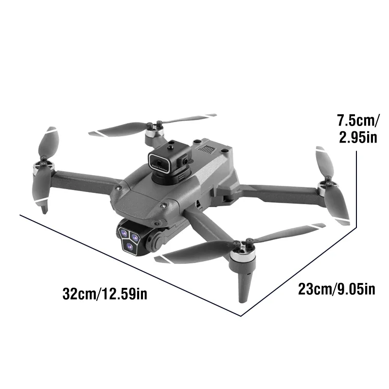 S181 Rc Drone z podwójną kamerą 4K Inteligentne unikanie przeszkód Pilot zdalnego sterowania Quadcopter Bezszczotkowe sterowanie radiowe Aircraw Gps