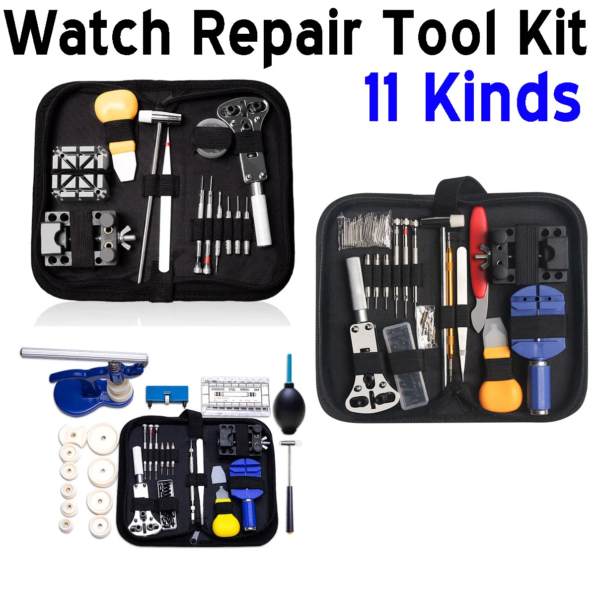 Professional Watch Repair Tool Kit 30pcs 147pcs 148pcs 149pcs 151pcs 404pcs 406pcs Set for Watchmaker Clock Repair & DIY Watch