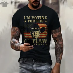 Trump Supporter Print Clothes Men Designer Men's T-shirts Men's Summer Clothes Men T shirts Short Sleeve Trump Graphic T shirts