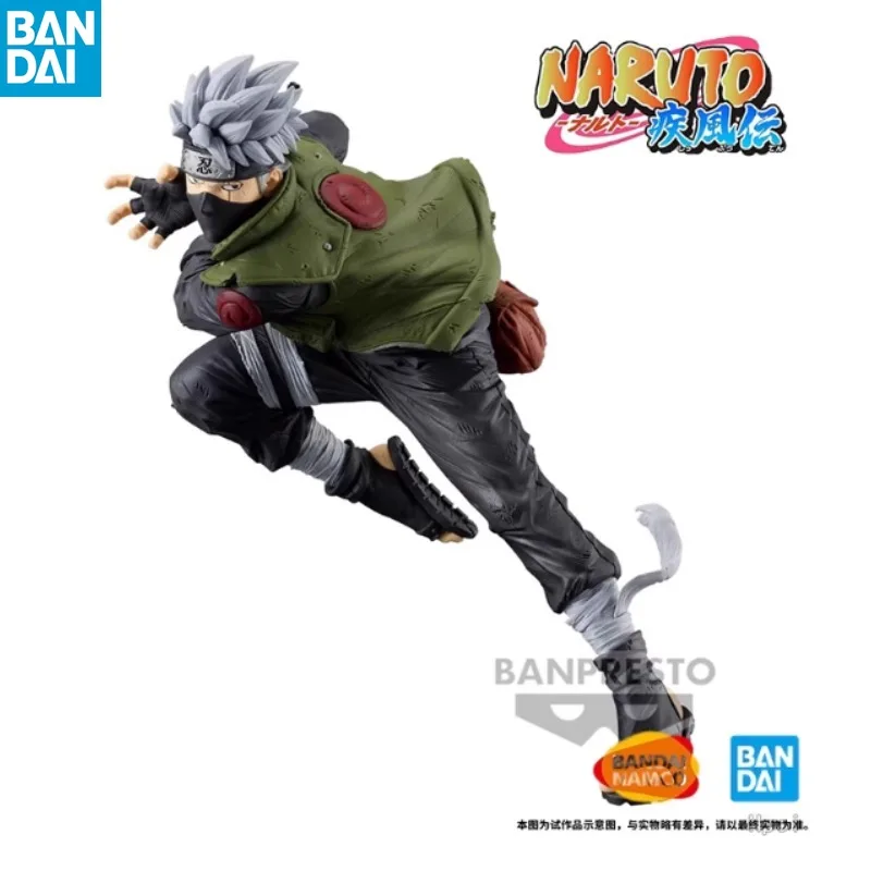 

In Stock! Bandai Original Naruto Banpresto Hatake Kakashi Figurine - Anime Model Ornament, Perfect Holiday Gift & Collection Toy