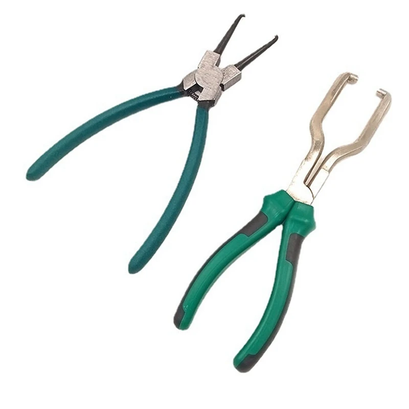 

2Pcs Fuel Filter Caliper/Fuel Line Petrol Clip Pipe Pliers,Electrical Disconnect Pliers,Automotive Hose Disconnect Tools