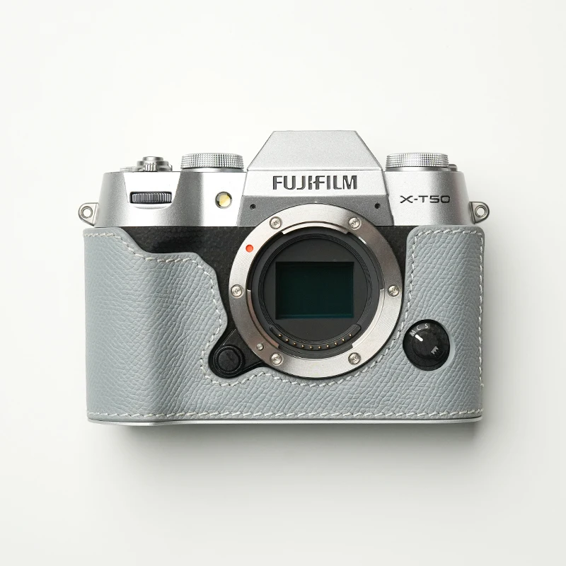 Mr.Stone voor Fujifilm XT50 Camera Case Beschermhoes Cover Accessoires voor Fujifilm X-T50 Camera Handgemaakt Echt Leer