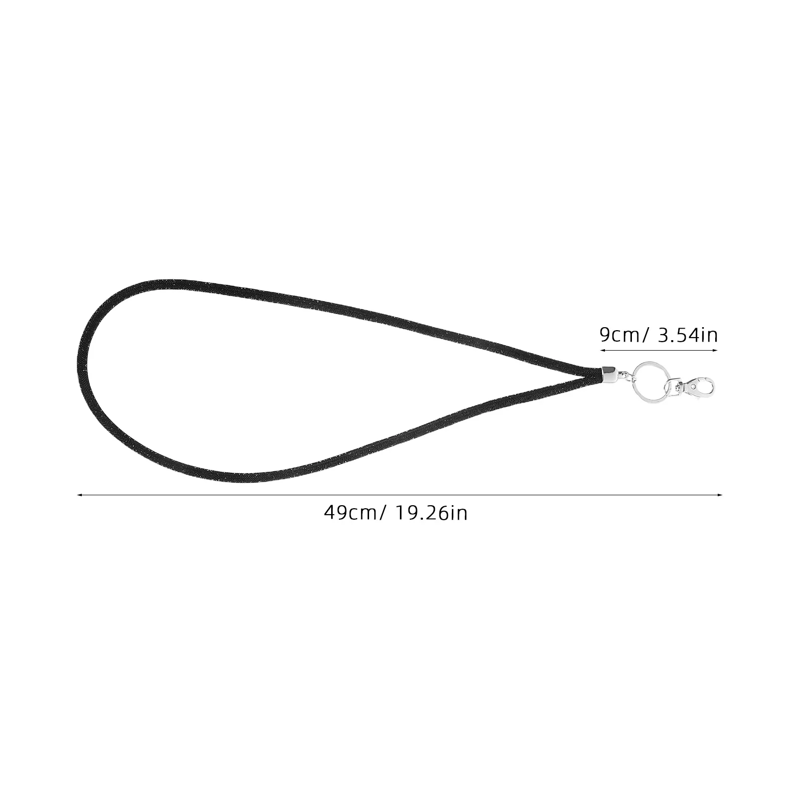 3 قطعة الهاتف الحبل الرقبة حزام حجر الراين بلينغ طويل حبل معلق للمفاتيح Id شارة العمل تصريح هاتف محمول مكافحة خسر المفاتيح #6