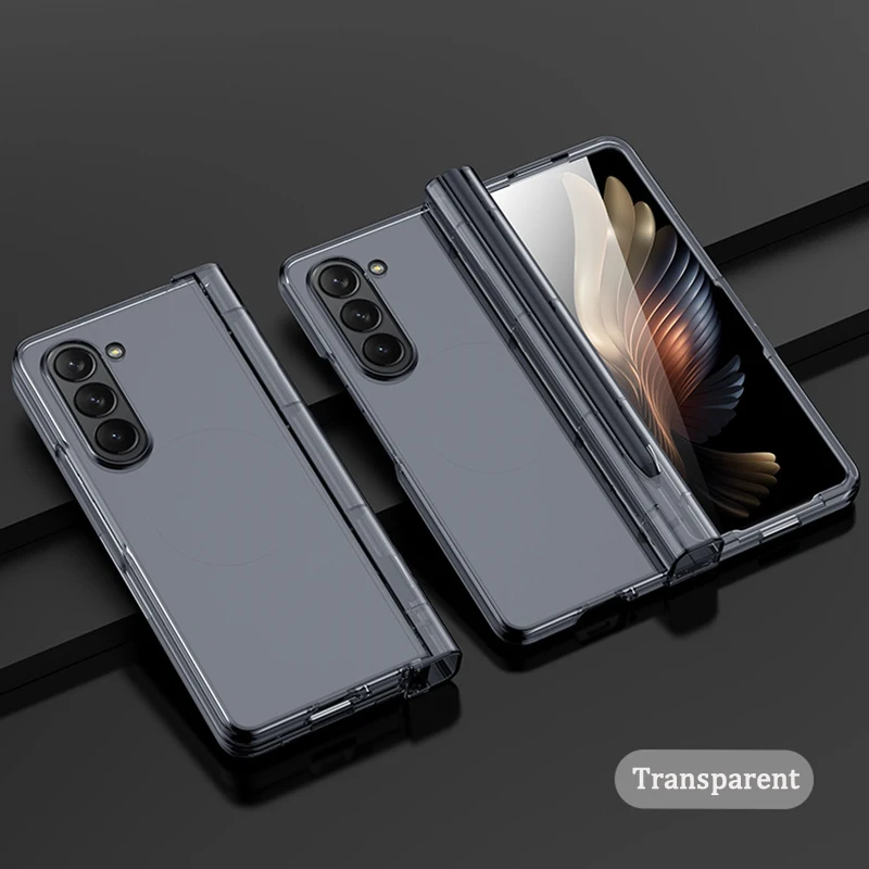 For Samsung Galaxy Z Fold 5 Fold5 Phone Case Ultra-thin Frosted Protective Cover Anti-fall FOLD5 All-inclusive Matte Fold Case