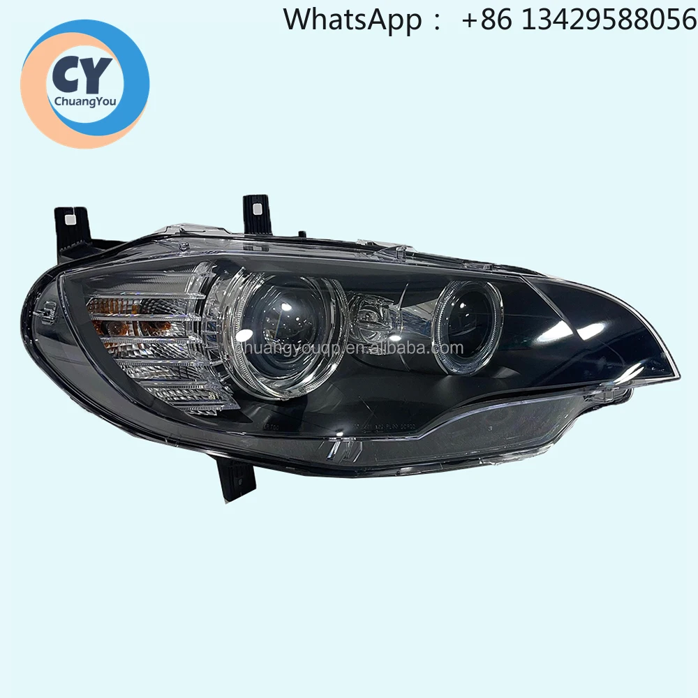 

For BMW X6 E71 Original Xenon Lamp Headlight Assembly 12V Voltage Left & Right for 2008-2013 X6M X5M Models USA Light