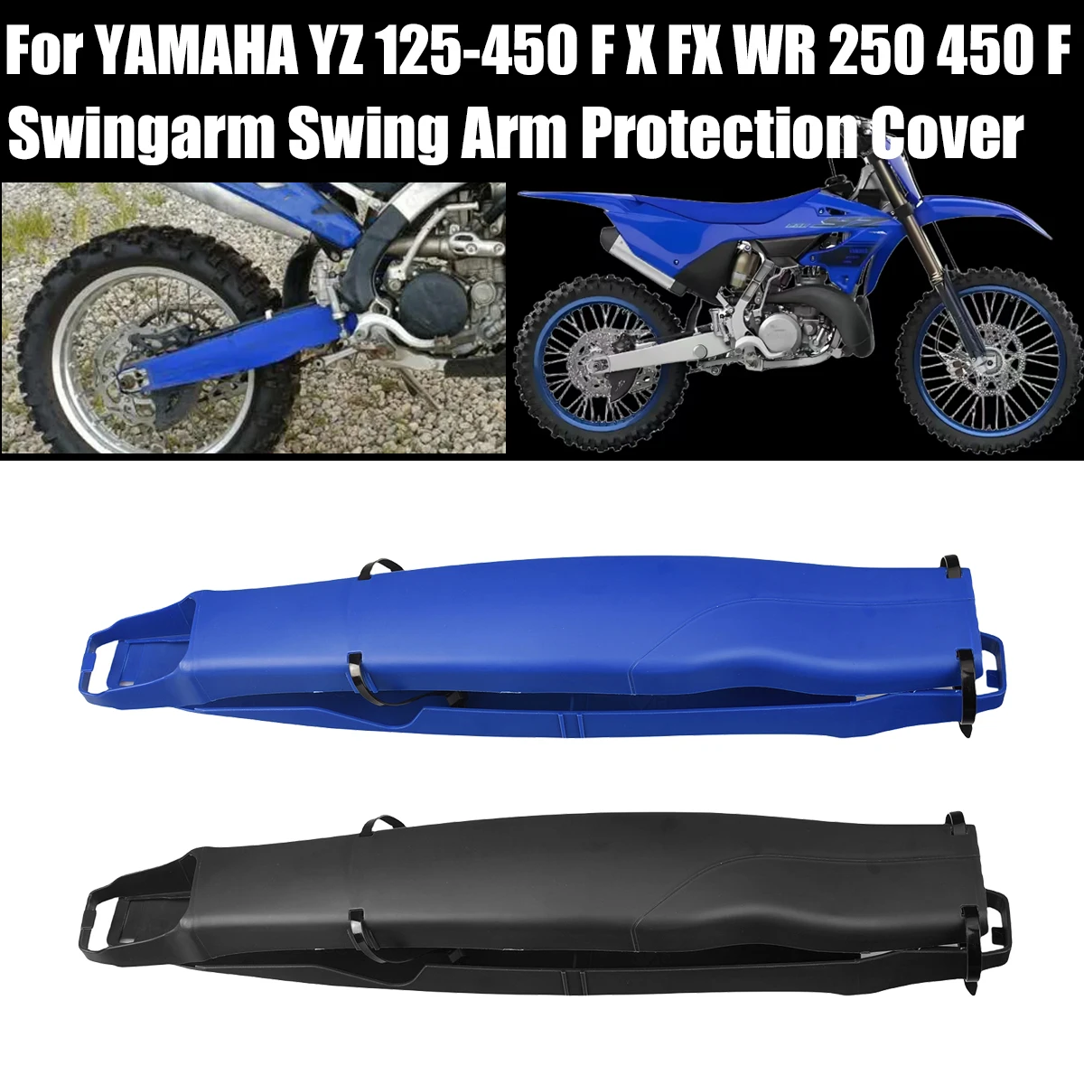 

Motorcycle Swingarm Swing Arm Protection Cover For Yamaha YZ125 YZ250 125X 250X YZ250F 450F 250FX 450FX WR250F WR450F 2008-2024