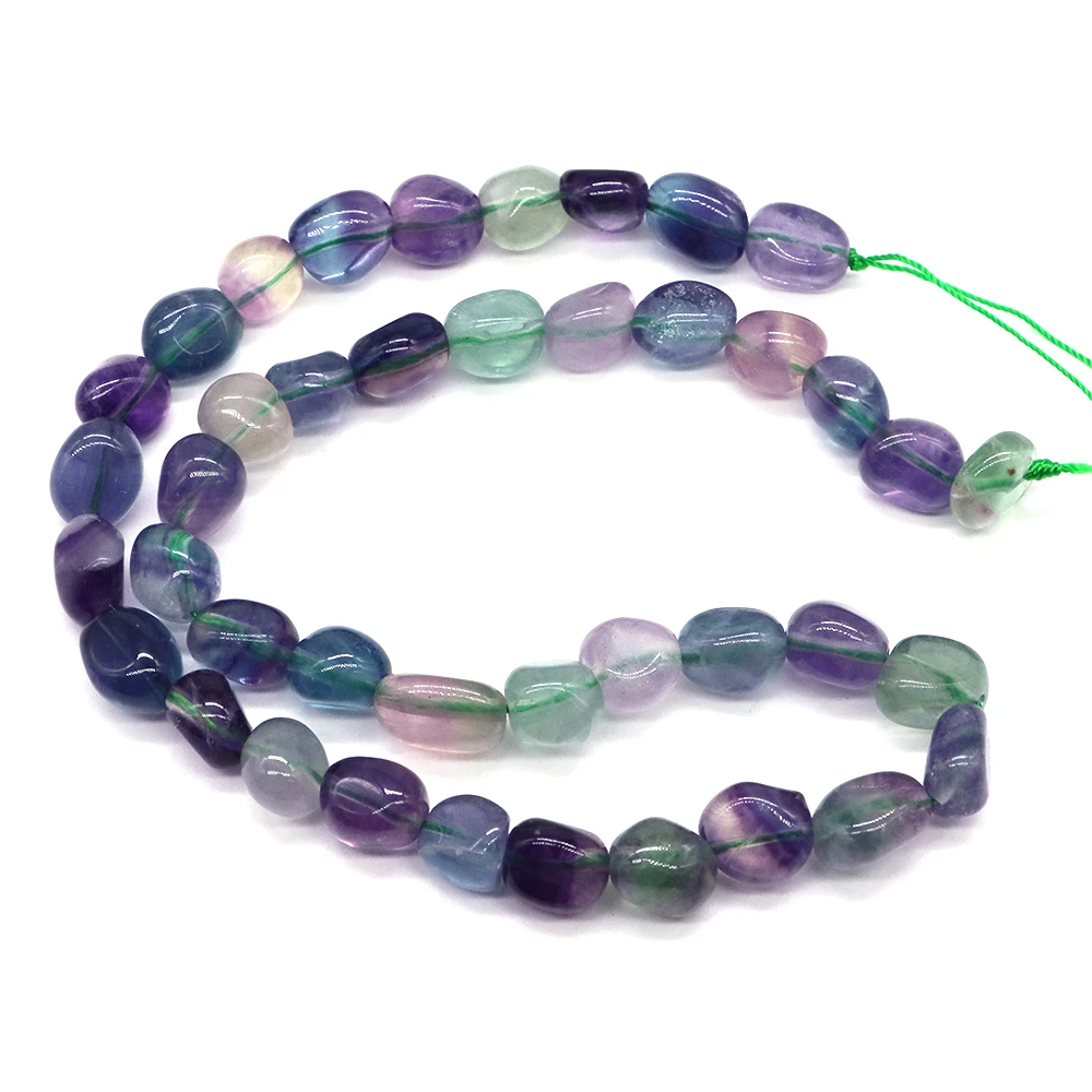 8–10 mm unregelmäßige Natursteinperlen aus Amethyst, Jade, Achat, Citrin, Amazonit, Quarz für die Schmuckherstellung, DIY-Armband, Ohrstecker – Detail 3