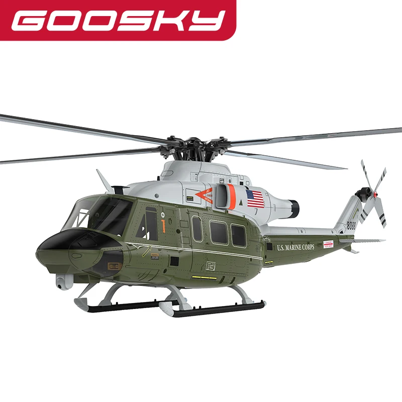 Goosky E2 Gps 1/35 Rc Helicopter Dual Brushless Motor Tof Flight Control System Bnf/Rtf Remote Control Helicopter Toy Gift