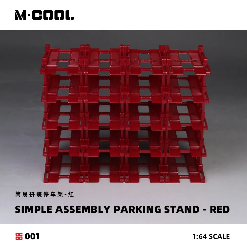 M·COOL 1:64 Simple Assembly Parking Stand Scene Model, Parking Lot Diorama For Display&Collection&Gift view 2