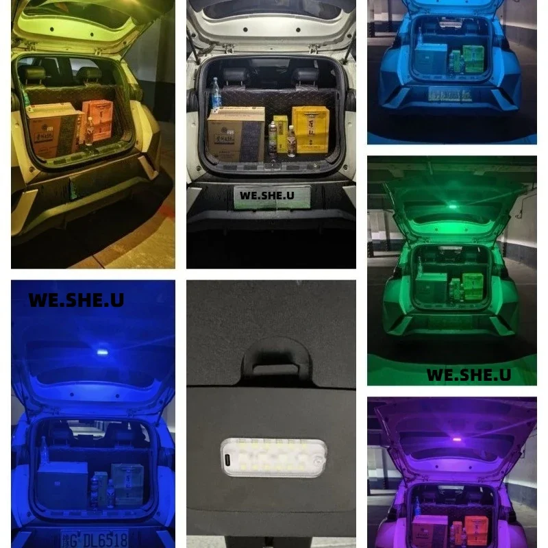 Für BYD Atto1 Dolphin Surf/Mini Seagull EV 2026-25 Heckklappenbeleuchtung Heckklappen-Modifikation LED-Kofferraum-Innenbeleuchtung Auto-Innenraum – Detail 2