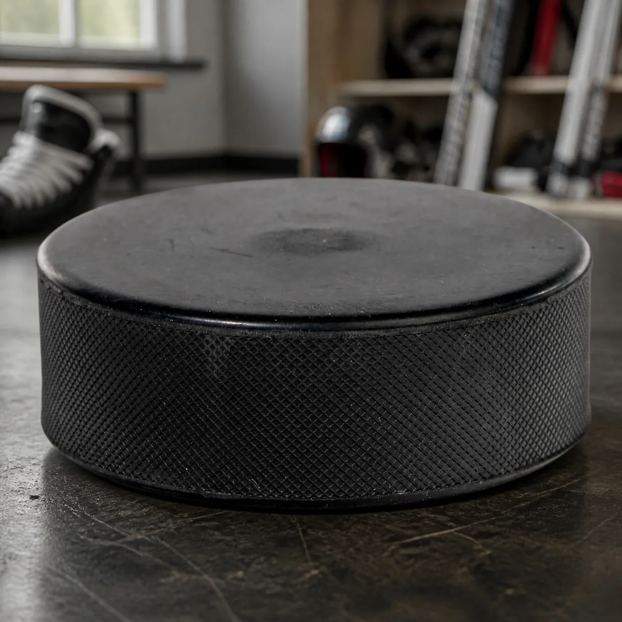 Official Size Ice Hockey Puck Black Vulcanized Rubber Practice Puck For Training Games And Street And Everyday Practical Use