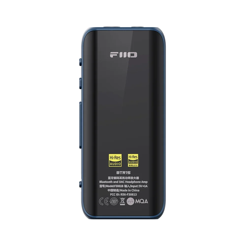 

FiiO BTR15 Bluetooth 5.1 Receiver USB DAC AMP Hi-Res Headphone Amplifier 2* ES9219MQ DSD256 LDAC/aptX 3.5/4.4mm Output hidizs