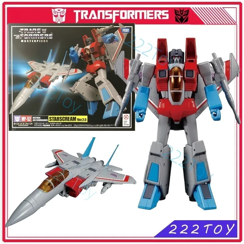 In Stock Transformers Masterpiece MP-52 KO Edition Classic Starscream  Action Figure Robot Toy Anime Figures Collectible Hobbies