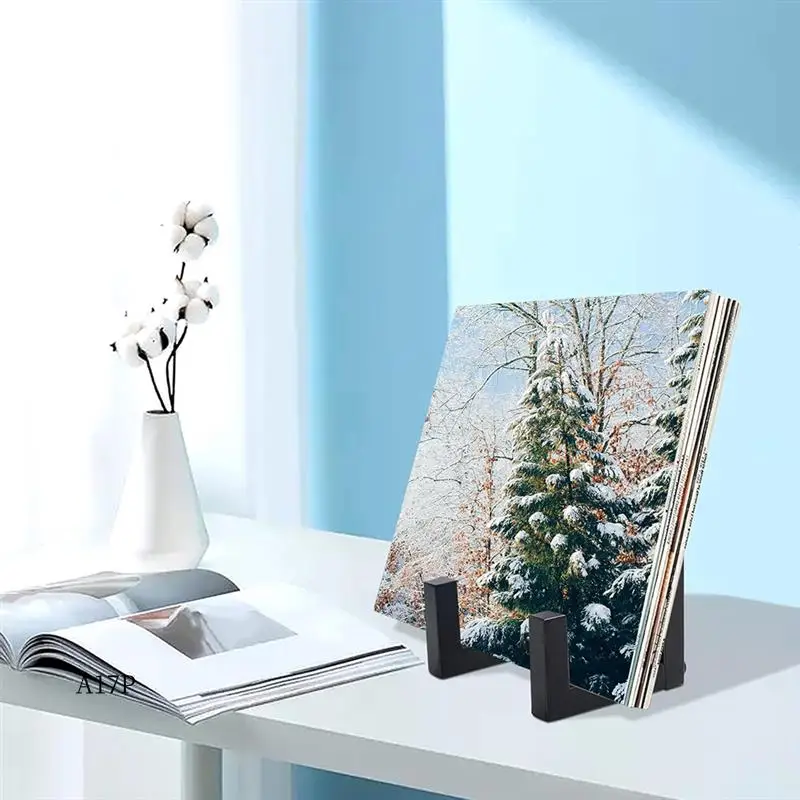 

AP-Record Stand Vinyl Record Storage End Stand Vinyl Record Storage Album Storage Rack For CD/LP Vinyl Record Supplie