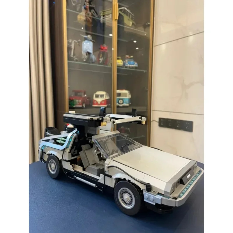 NEW Back To The Future Time Machine Compatible 10300 DeLorean DMC-12 Building Blocks Technical Car Bricks Construct Toys Gifts