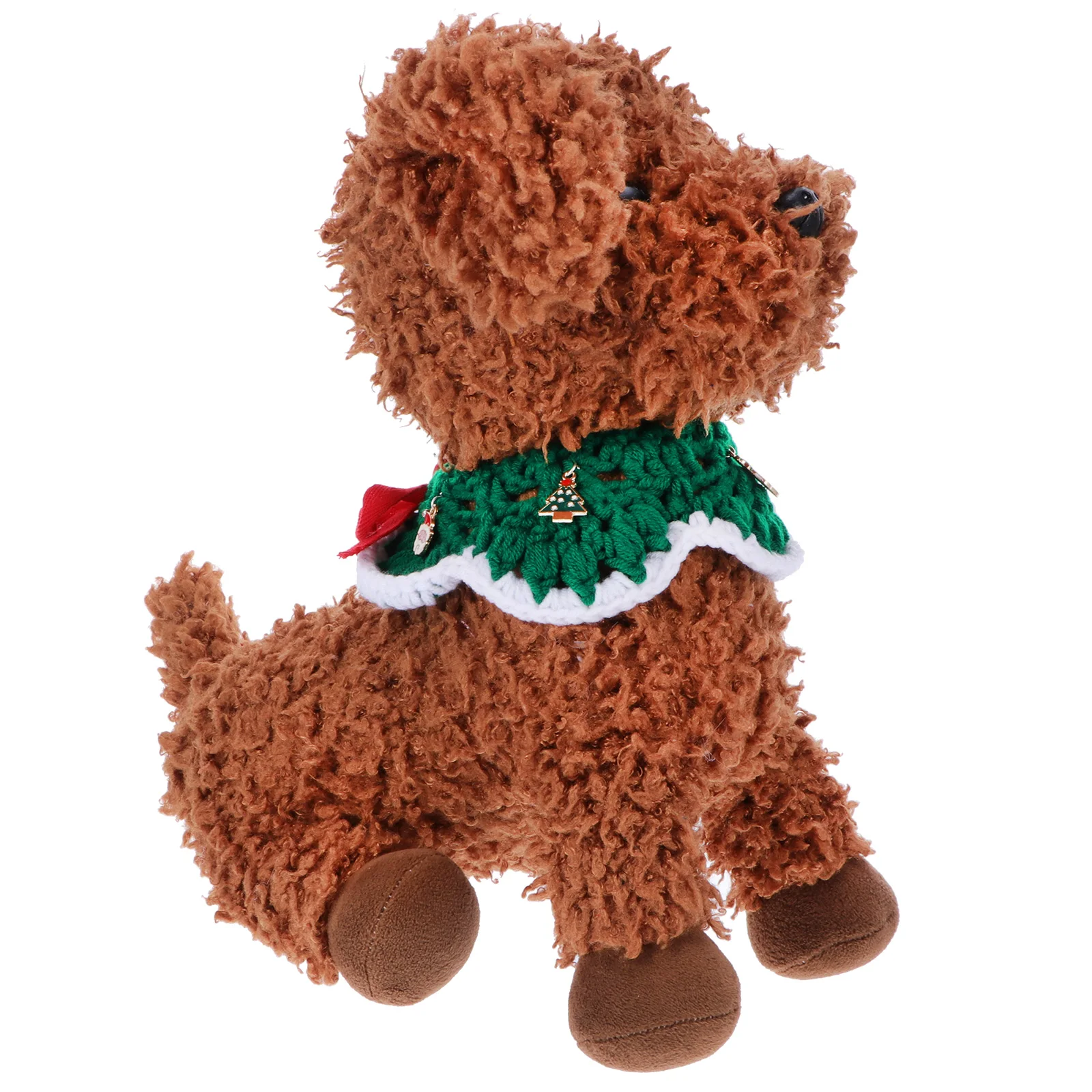 

Christmas Pet Adjustable Dog Cat Wool Necklaces Puppy Decoration Party Supplies Festive Christmas Pet Collar Gifts